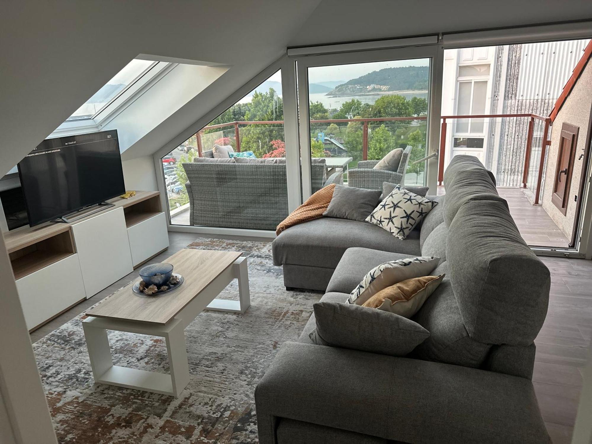 Atico Mirando O Mar Apartment Porto do Son Exterior photo