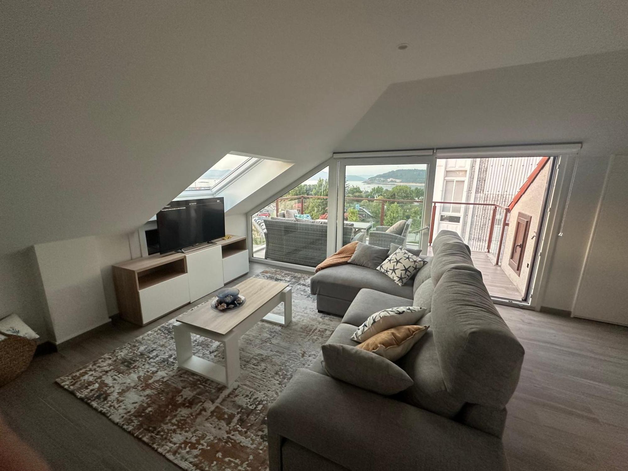 Atico Mirando O Mar Apartment Porto do Son Exterior photo